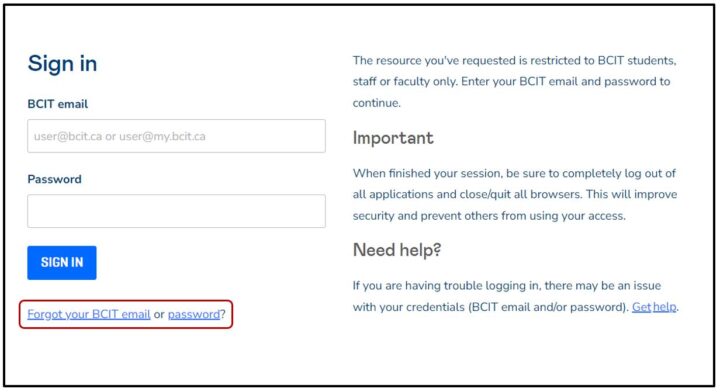 How to Log into the Learning Hub | BCIT Tech Help | Education For a ...